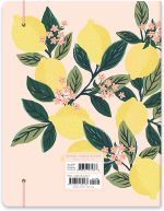 Orange Circle Studio Just Right 2022-2023 Monthly Planner - 17-Month Organizer with Full-Color Monthly Views, Storage Pocket & Elastic Closure - Lemon Tree - Image 4